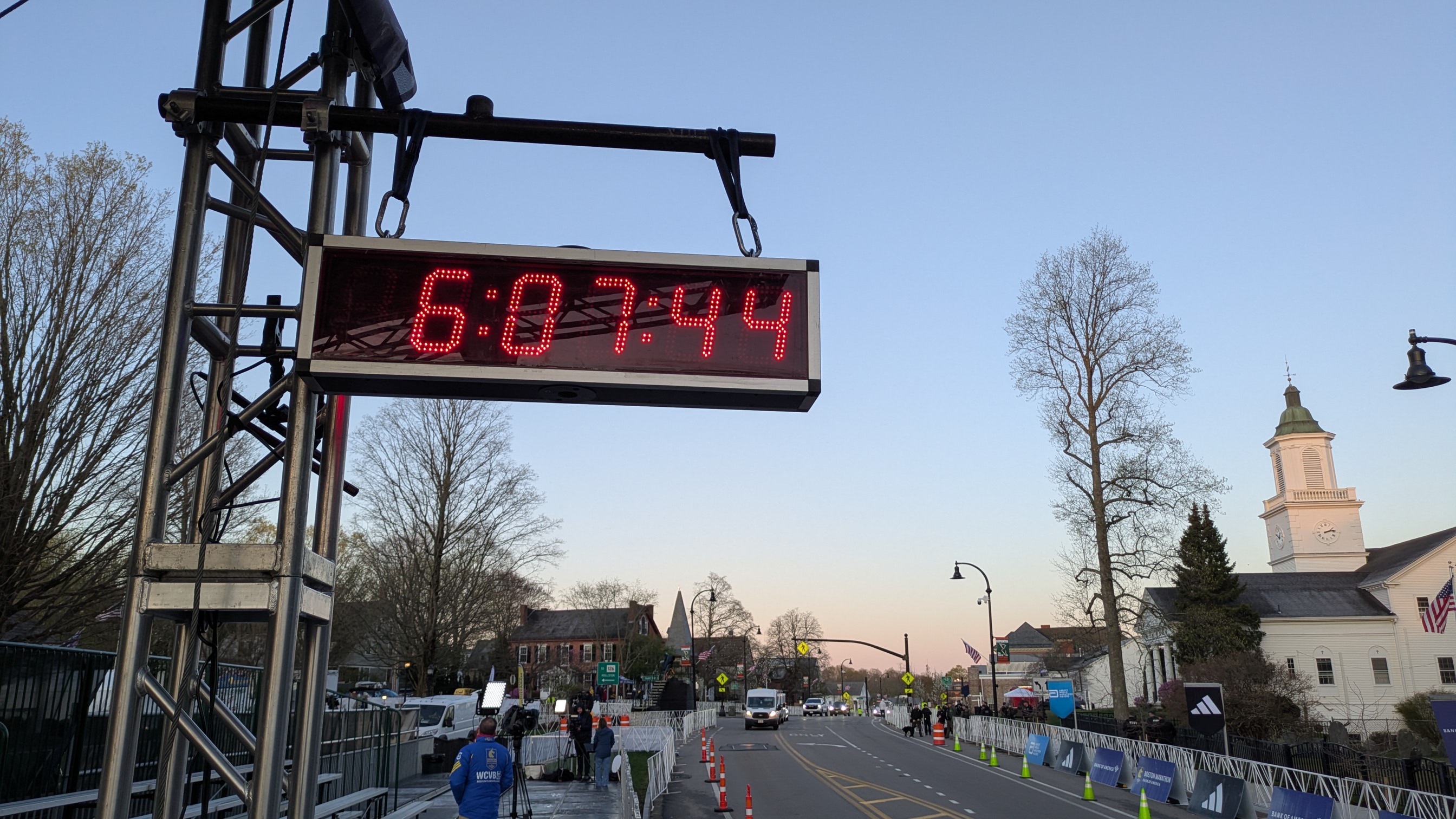 Hopkinton start line