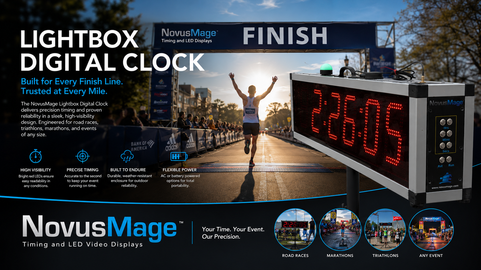 Lightbox Digital Clock