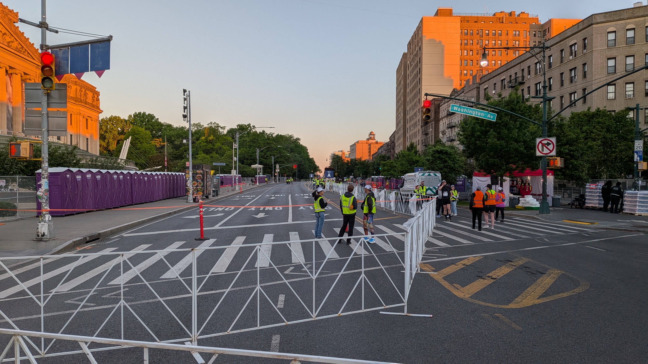 Brooklyn Half race morning